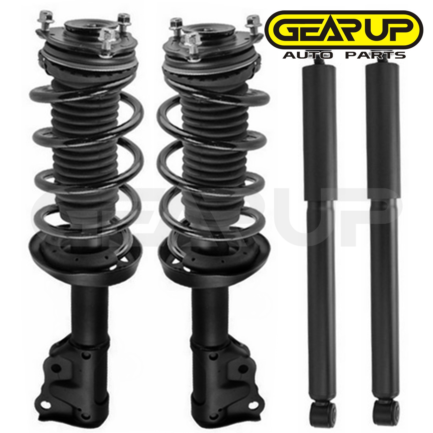 4X Front Rear Complete Struts Shocks for 2006-2011 Honda Civic 1.8L DX EX LX 4X Front Rear Complete Struts Shocks for 2006-2011 Honda Civic 1.8L DX EX LX