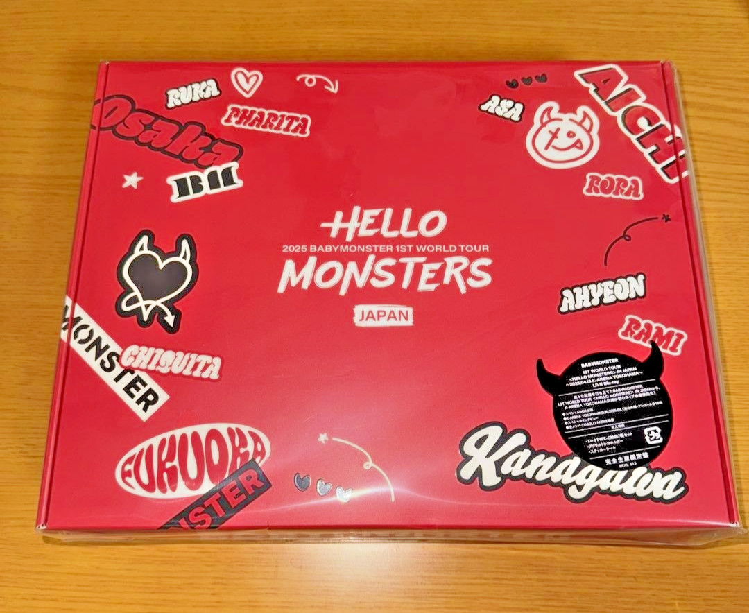 BABYMONSTER HELLO MONSTERS IN JAPAN 2025 K-ARENA Blu-ray Limited Edition Box Set