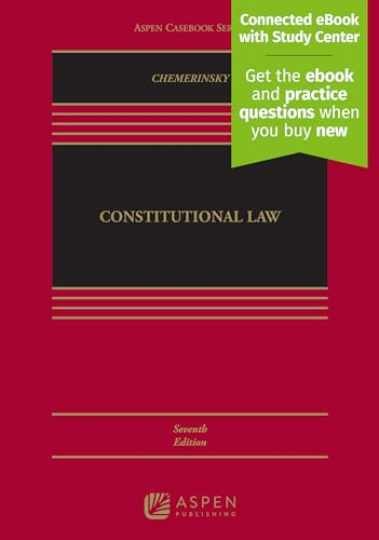 Constitutional Law: [Connected - Hardcover, by Erwin Chemerinsky - Acceptable f Constitutional Law: [Connected - Hardcover, by Erwin Chemerinsky - Acceptable f