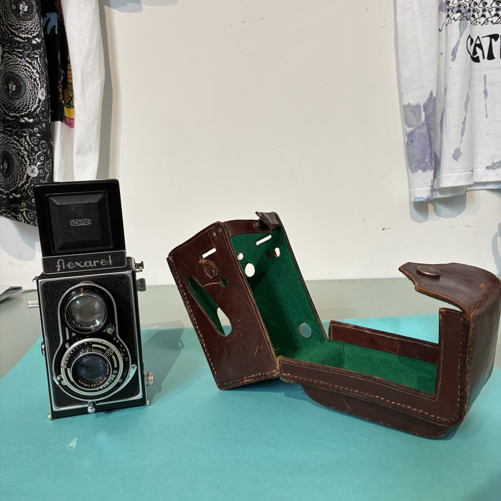 Vintage 6x6 Meopta Flexaret III with Prontor II lens With Case Vintage 6x6 Meopta Flexaret III with Prontor II lens With Case