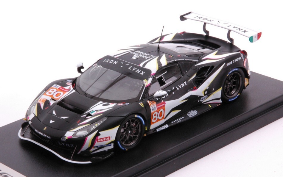 Model Car Scale 1:43 Looksmart FERRARI 488 GTE EVO 2021 Racing Collection