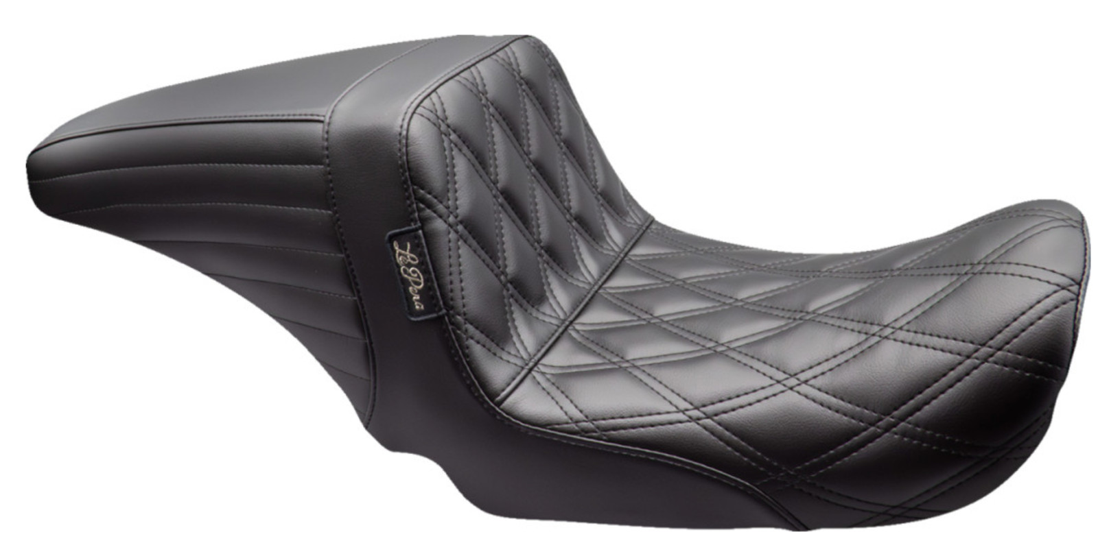 LE PERA 0803-0701 LKU-591DD Kickflip Up Front Seat - Double Diamond - Black - D LE PERA 0803-0701 LKU-591DD Kickflip Up Front Seat - Double Diamond - Black - D