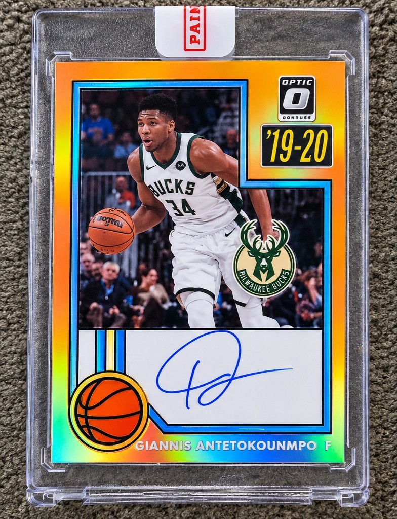 2019-20 Panini Contenders Optic Giannis Antetokounmpo #82-GAN /15 2019-20 Panini Contenders Optic Giannis Antetokounmpo #82-GAN /15