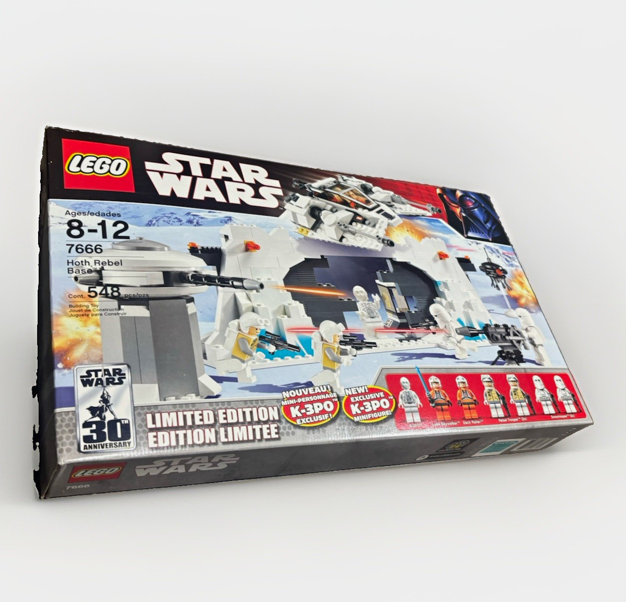 LEGO Star Wars 7666 Hoth Rebel Base Limited Edition K-3PO Complete 548 pcs