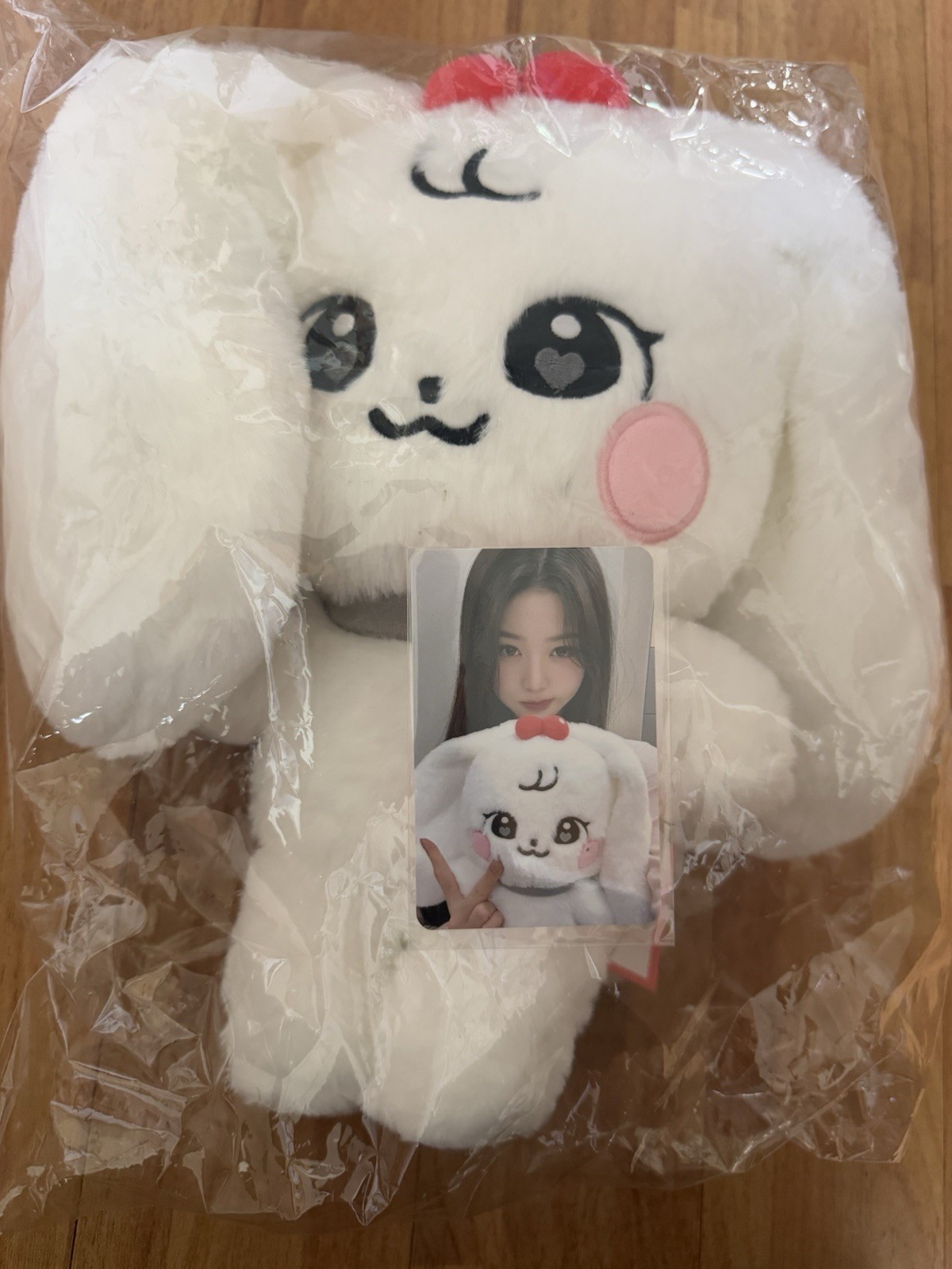 IVE WONYOUNG MINIVE POP-UP Official MD 30cm ORIGINAL PLUSH Doll Photo Card Set