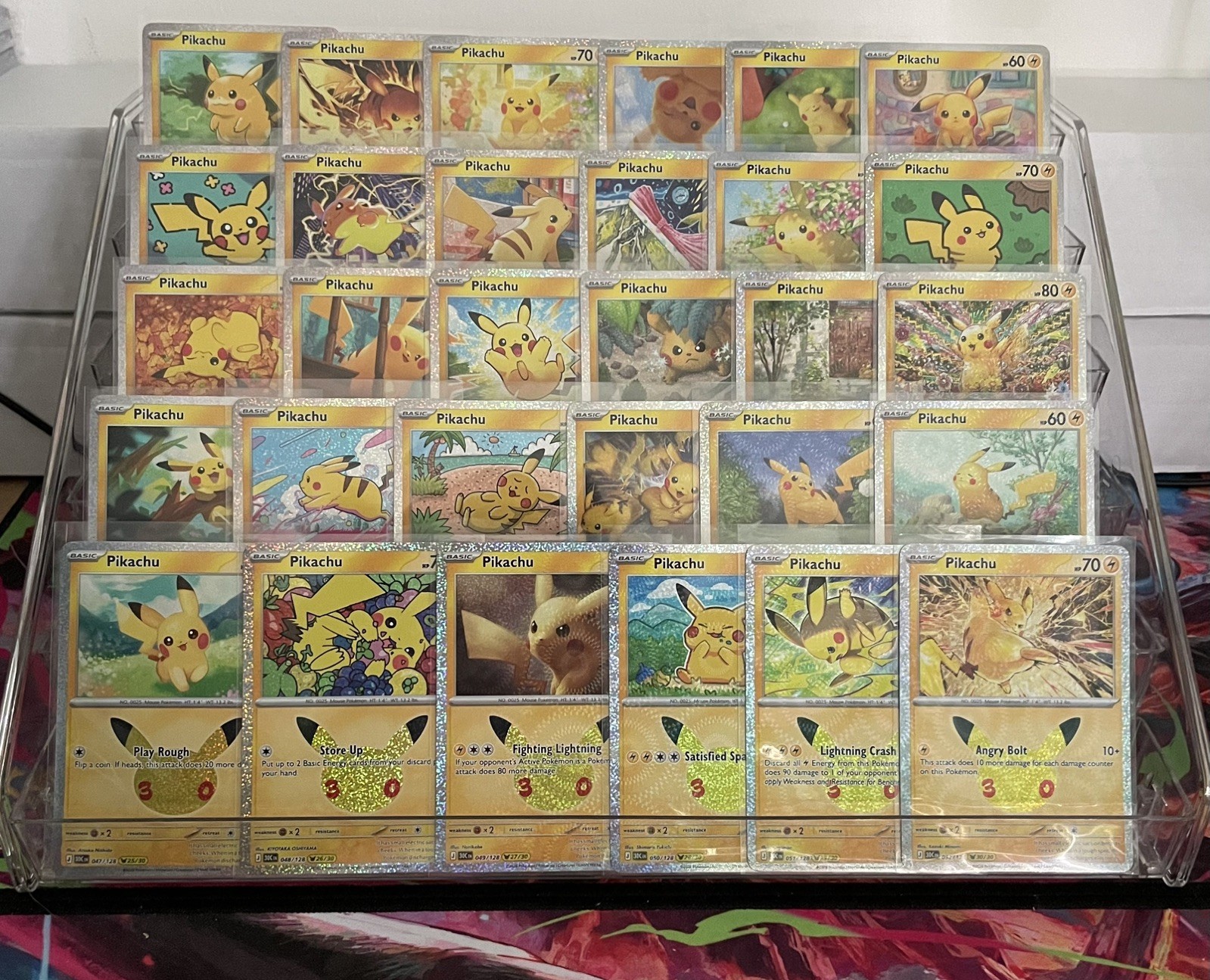Pokemon Pikachu Complete Full Set x30 Cards 1/30-30/30 NM 30th Celebration Pokemon Pikachu Complete Full Set x30 Cards 1/30-30/30 NM 30th Celebration