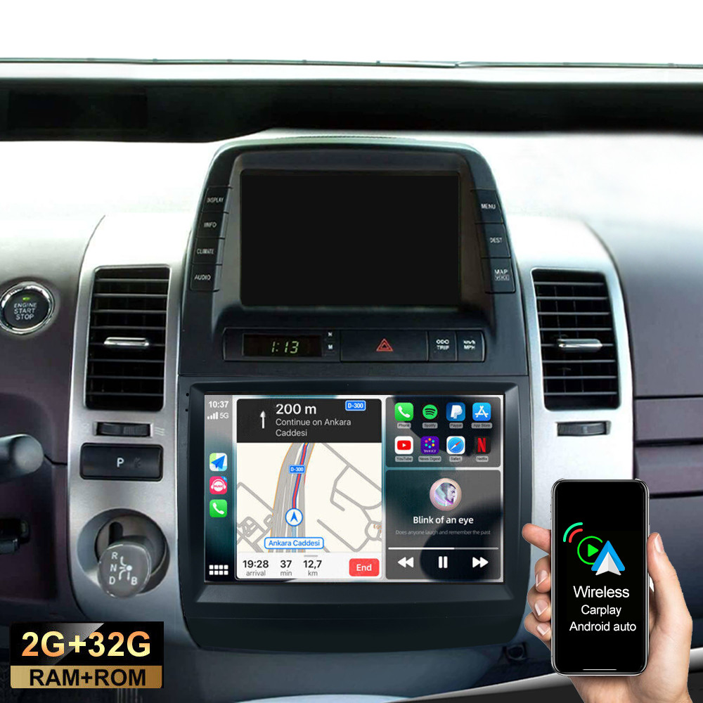 Upgrade Scree For 2004-2009 Toyota Prius Android Car Stereo CarPlay DSP Wifi