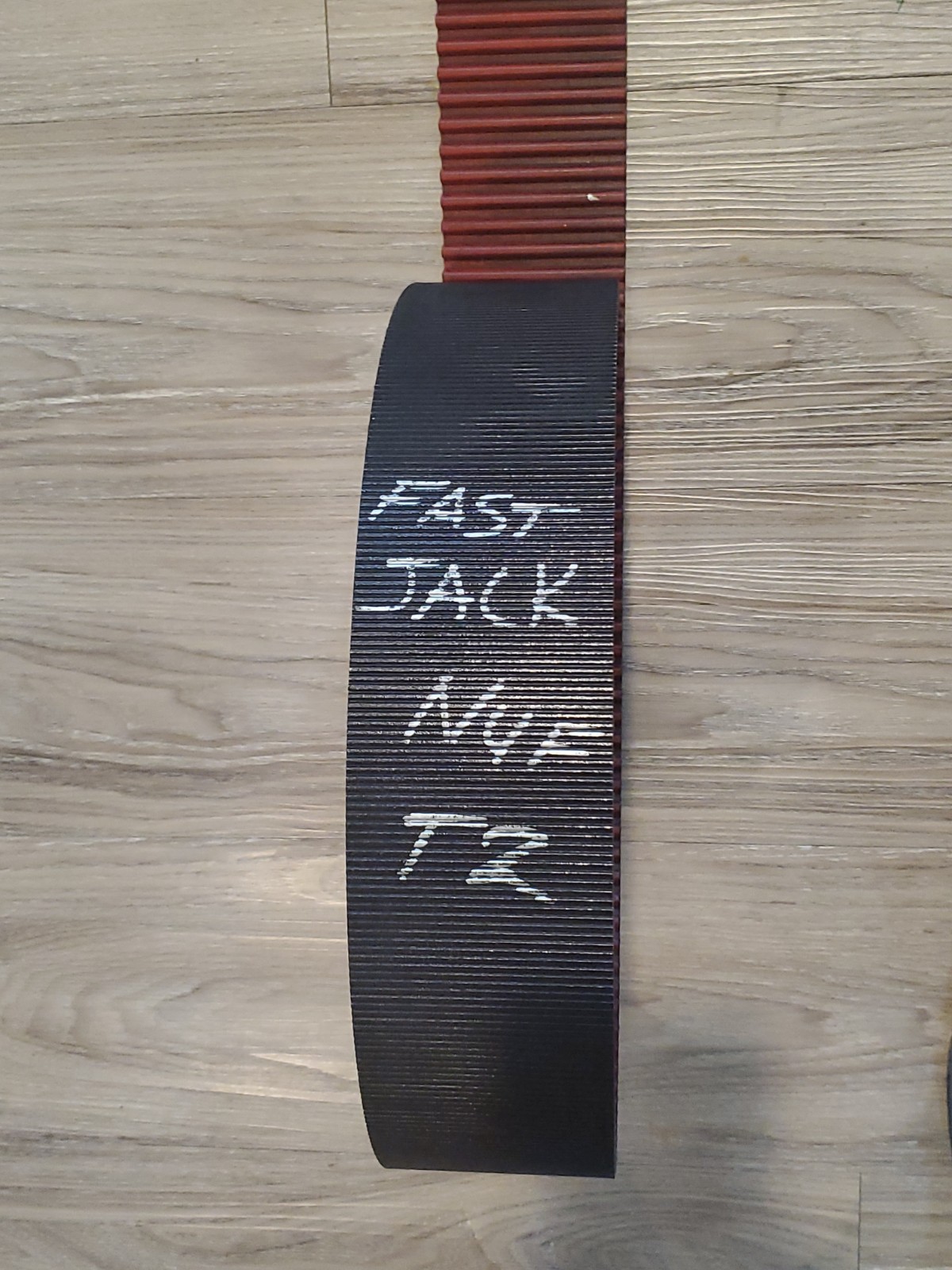 Jack Beckman NHRA Funny Car Blower Belt RACE USED Night Under Fire Norwalk 2025