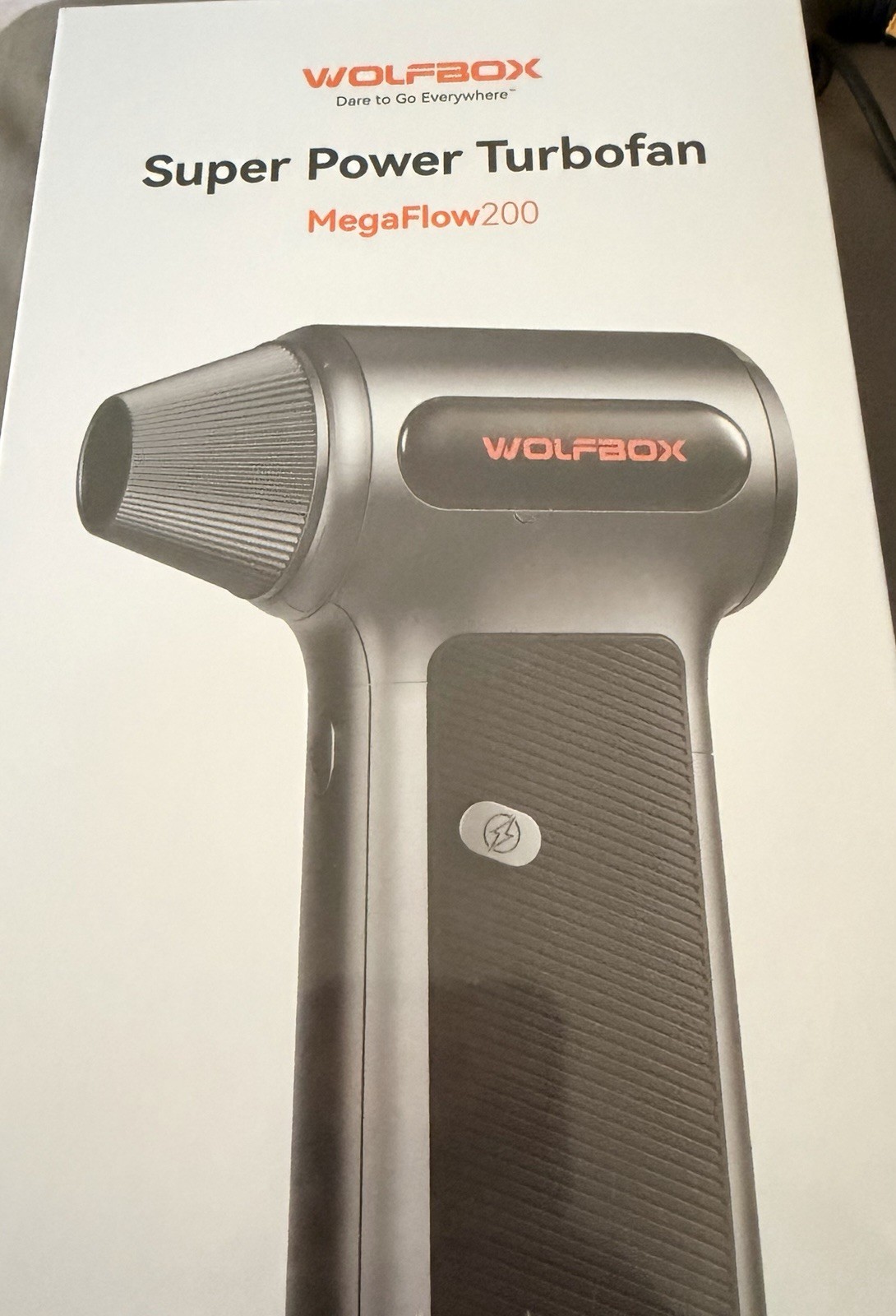 WOLFBOX MF200 Compressed Air Duster, Removable Battery, Car Cleaning, Home