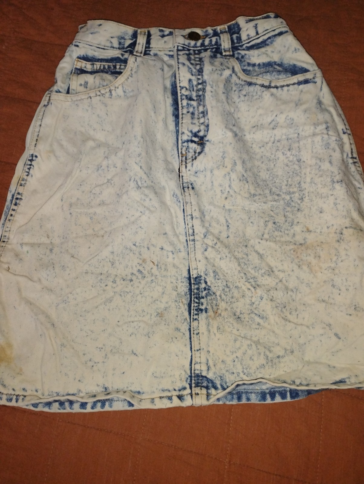 vintage acid washed denim skirt mini vintage acid washed denim skirt mini