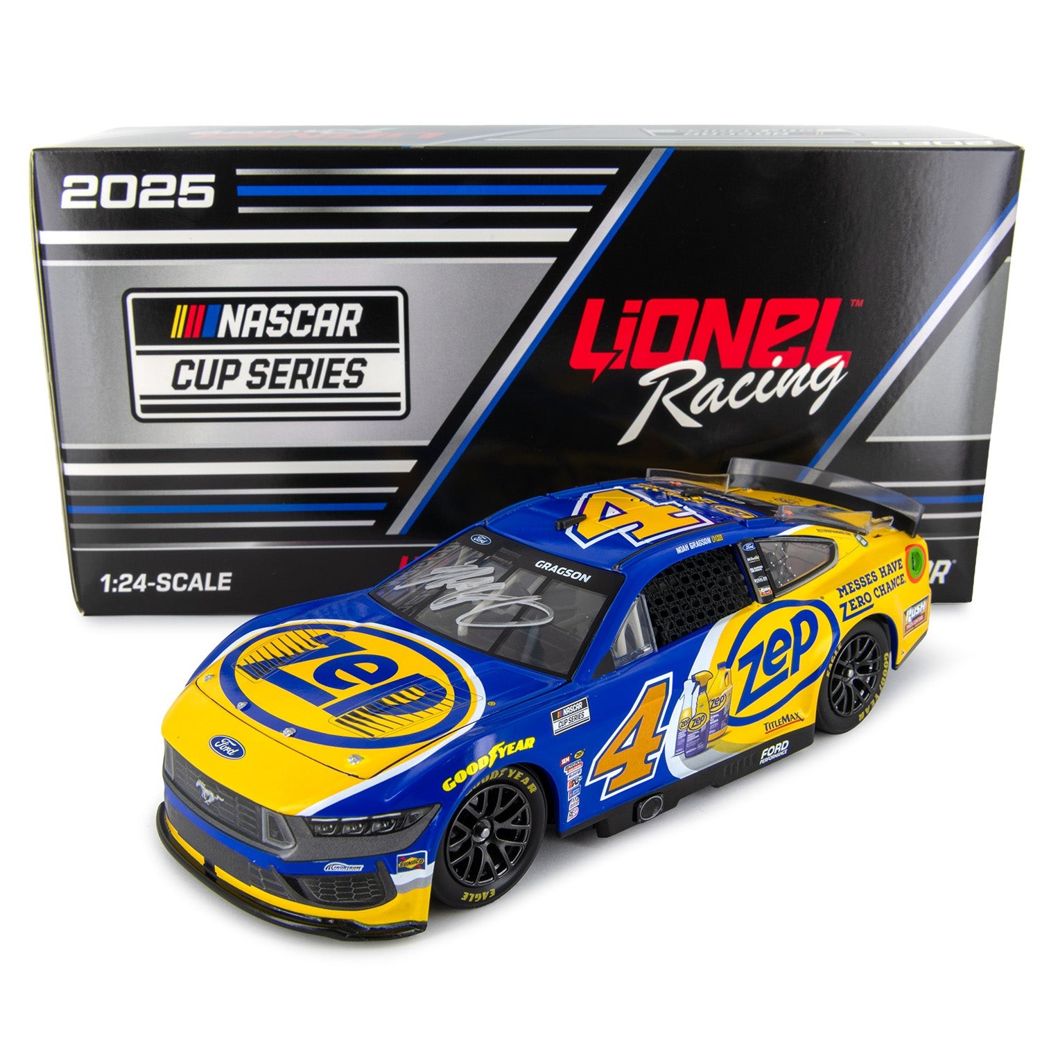 Noah Gragson Autographed Zep 1:24 Standard 2025 Diecast Car Noah Gragson Autographed Zep 1:24 Standard 2025 Diecast Car
