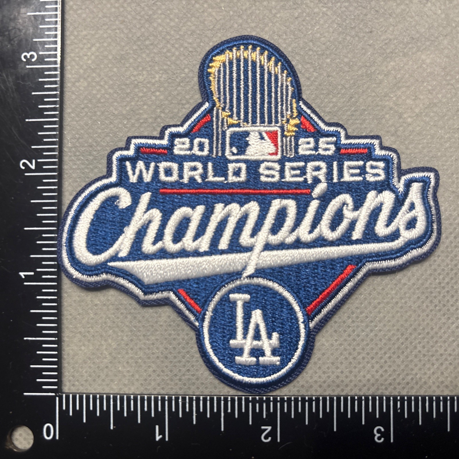 2025 World Series Champions LOS ANGELES DODGERS IRON ON PATCH 2025 World Series Champions LOS ANGELES DODGERS IRON ON PATCH