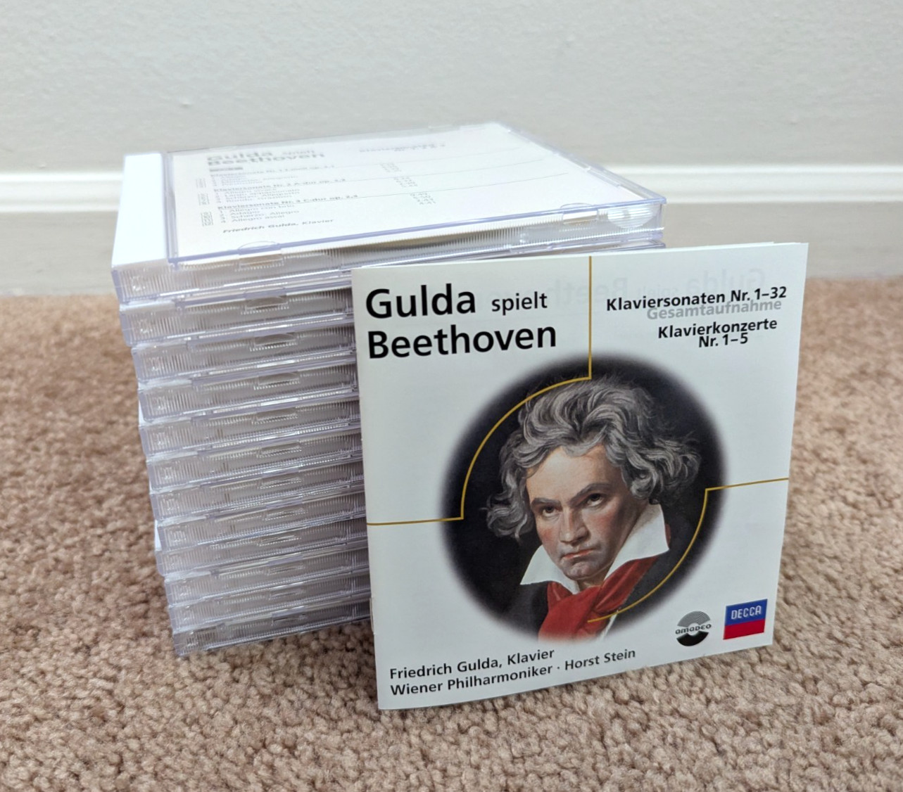 Beethoven: Piano Sonata 1-32, Piano Concertos 1-5 by Friedrich Gulda
