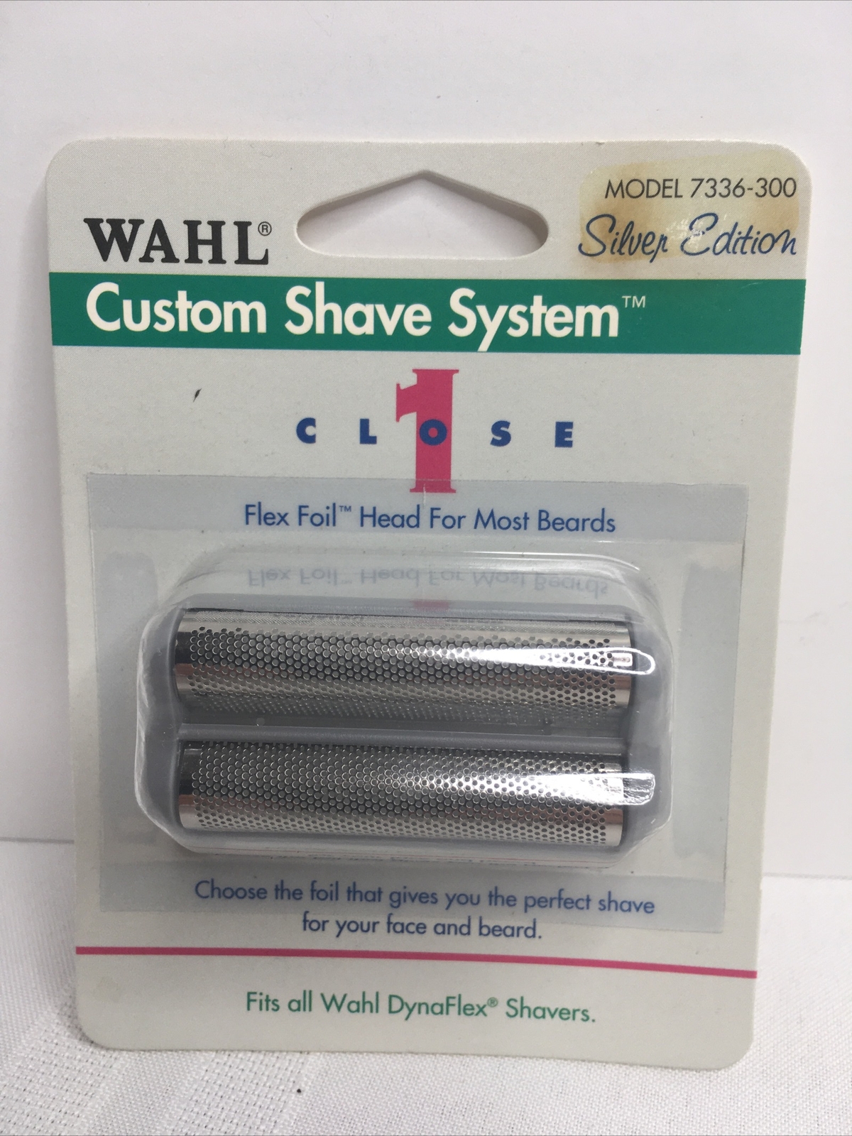 VTG Wahl Custom Shave System Close Flex Foil Head Fits DynaFlex Shavers 7336-300