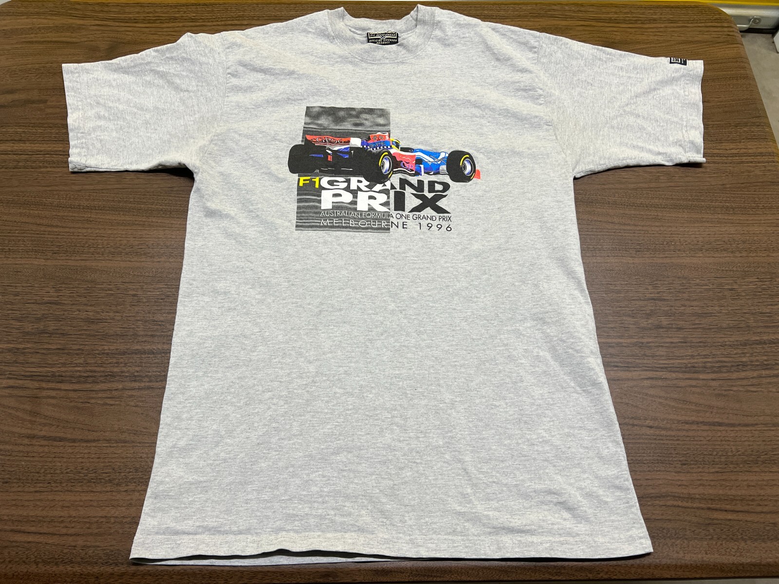 VTG 1996 F1 Australian Grand Prix Gray T-Shirt - GoodSports - 2XL - RARE