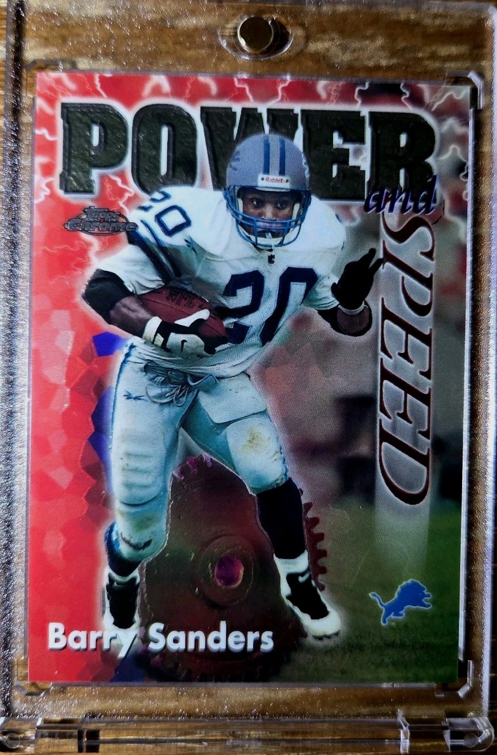 Barry Sanders 1998 Topps Chrome Season’s Best - STUNNING - MINT - Detroit Lions 