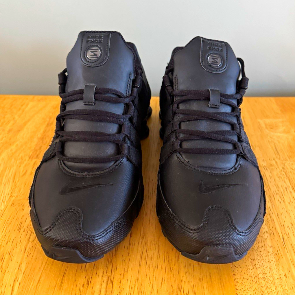 Nike Shox NZ Triple Black Men’s Low Top Sneakers US 9.5 Style 378341-001 Nike Shox NZ Triple Black Men’s Low Top Sneakers US 9.5 Style 378341-001
