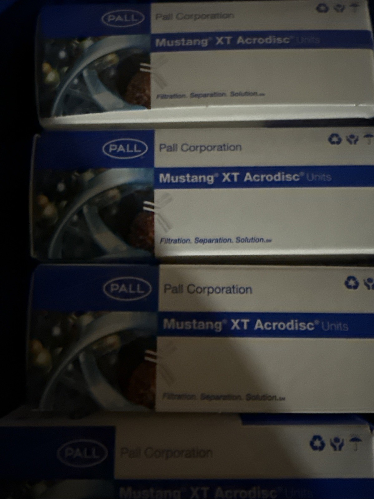 Pall MSTGXT25Q16 Mustang Q chromatography membrane XT Acrodisc capsule Pall MSTGXT25Q16 Mustang Q chromatography membrane XT Acrodisc capsule