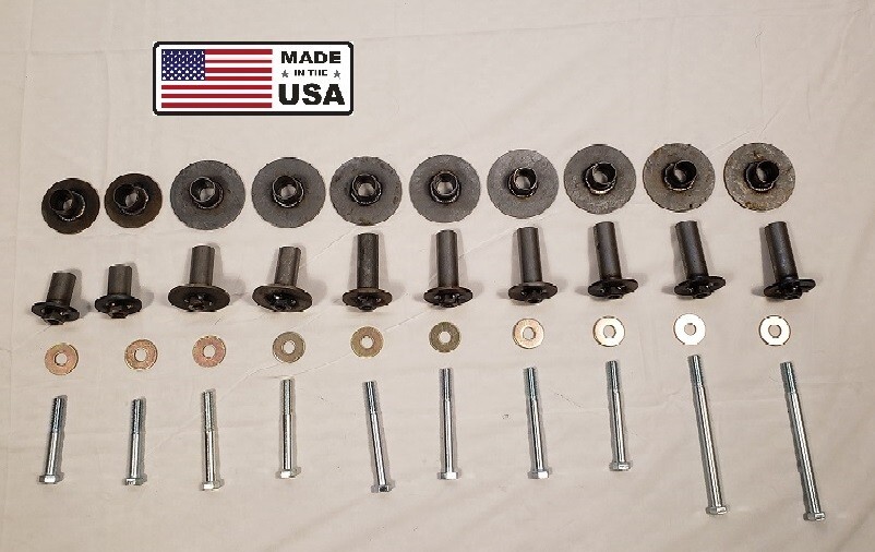 1978-1979 Ford Bronco Body Mount Hardware 40 Piece Kit Fits Prothane 6-103