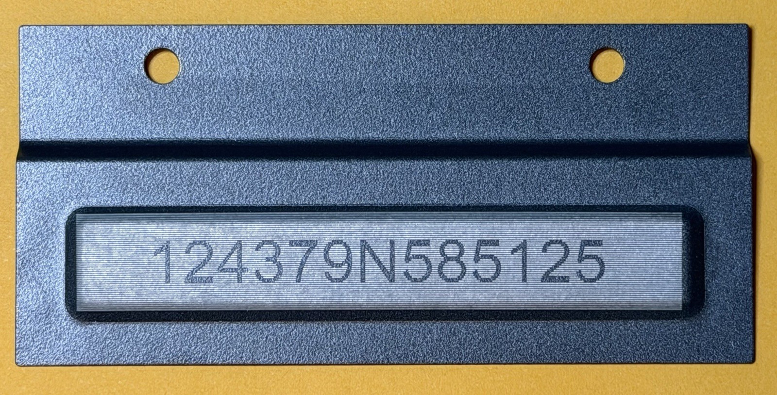 1968-69 CHEVY CHEVROLET DASH TAG DATA SERIAL PLATE ***CUSTOM Laser Milled w/ #