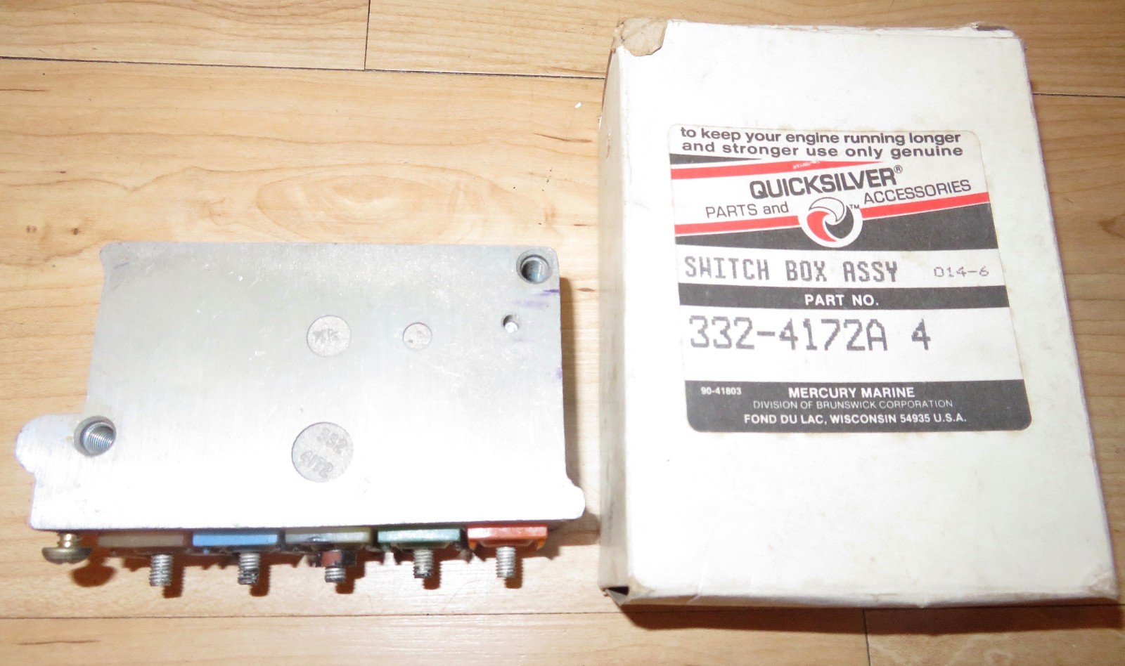 Quicksilver Mercury Outboard Switch Box 332-4172 A4 Reman Mercury 1500XS Quicksilver Mercury Outboard Switch Box 332-4172 A4 Reman Mercury 1500XS