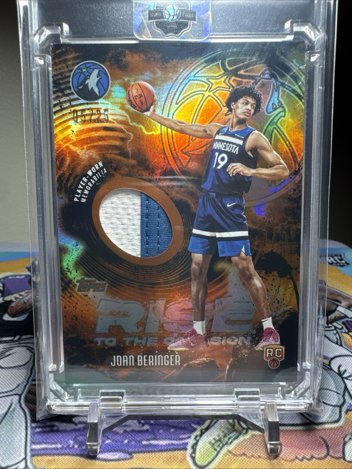 2025-26 Topps - Rise to the Occasion Relics Joan Beringer #RTO-JB Orange Rainbow