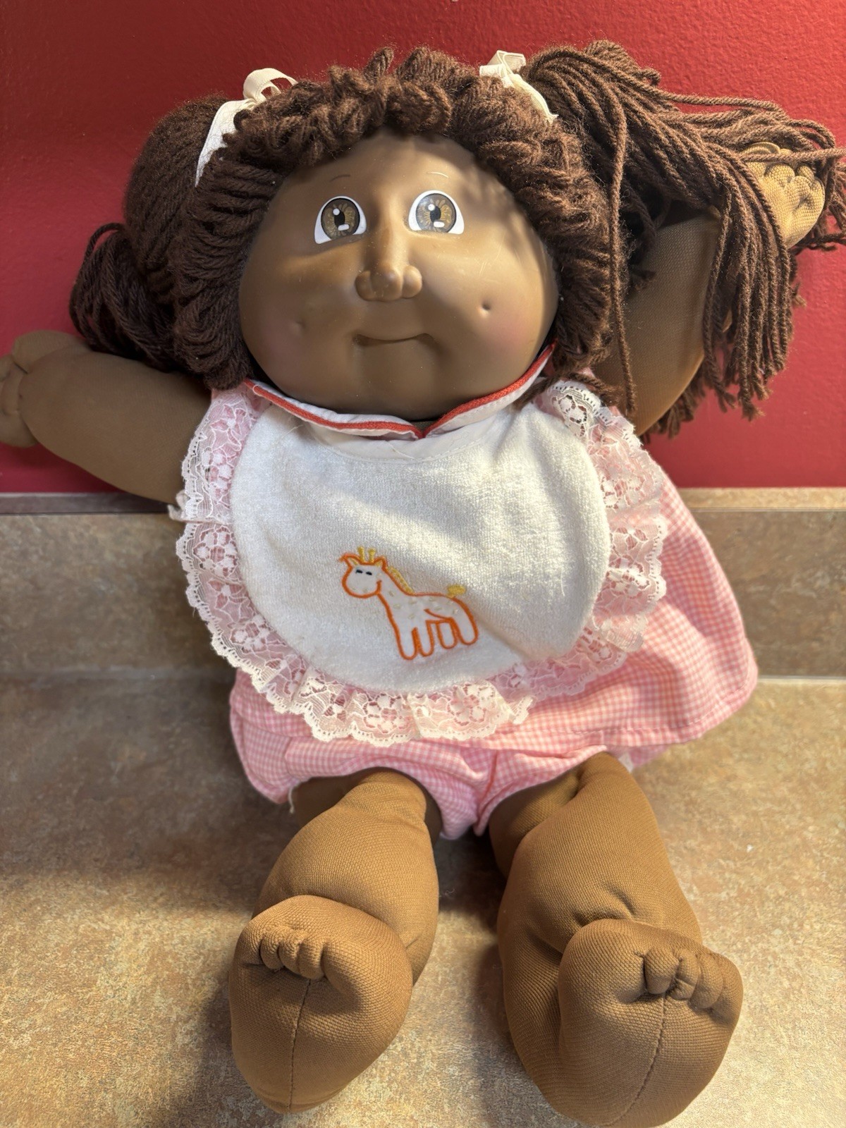 Vintage 1978 1982 African American Cabbage Patch Doll Original Outfit