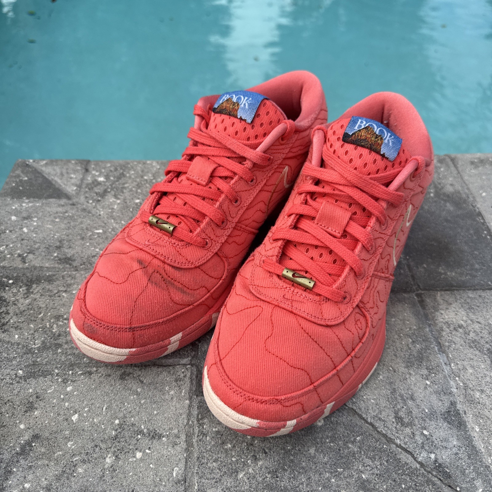 Nike Book 1 Sedona Men\'s Basketball Shoes Size 10.5 Ember Coral Red, IB8054 800