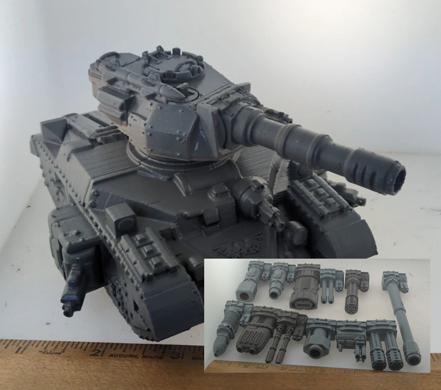 Grim Guard Tank GH V2 [13 WEAPON SET] Wargaming Miniature