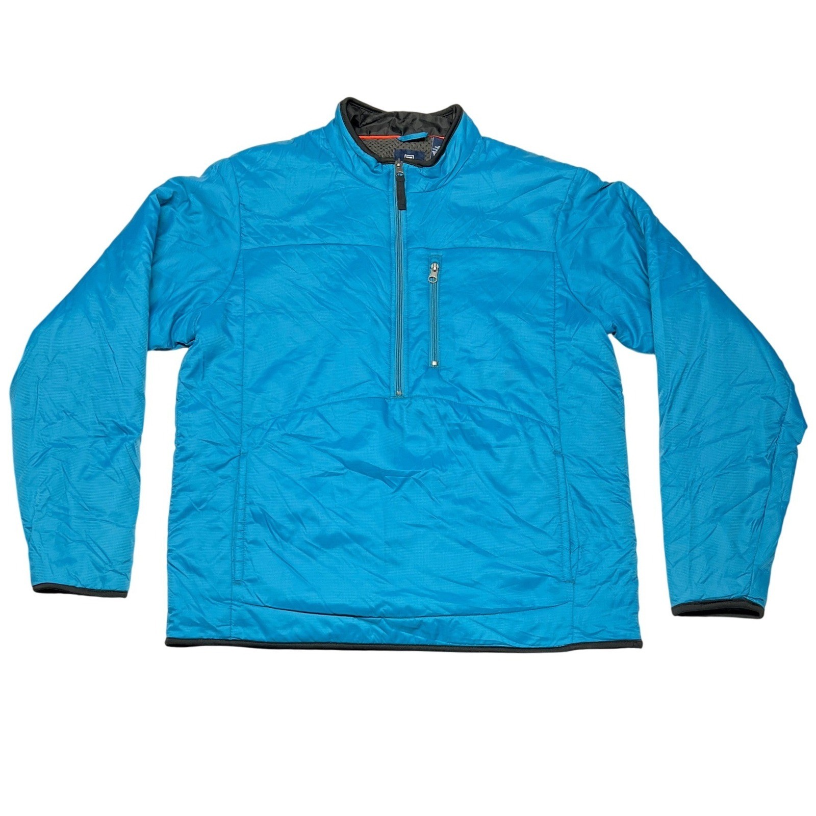 Chaps Lightweight Puffer Jacket Men\'s Large Blue Insulated EUC