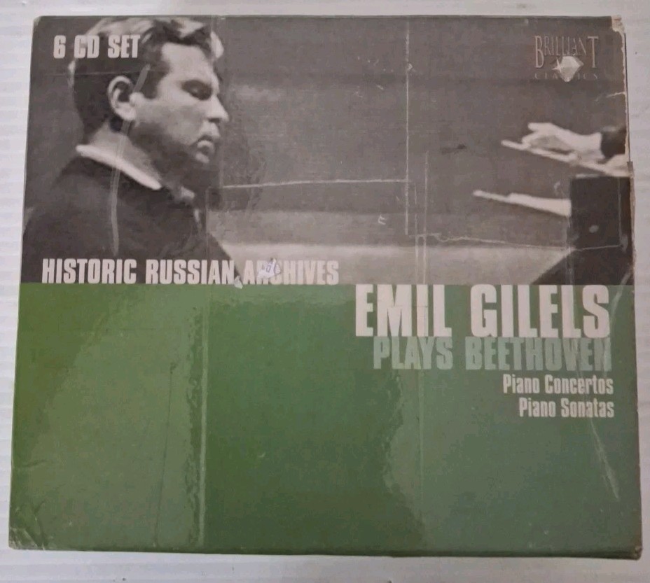 Emil Gilels Play Beethoven, Historic Russian [Brilliant 6 CD Box Set]