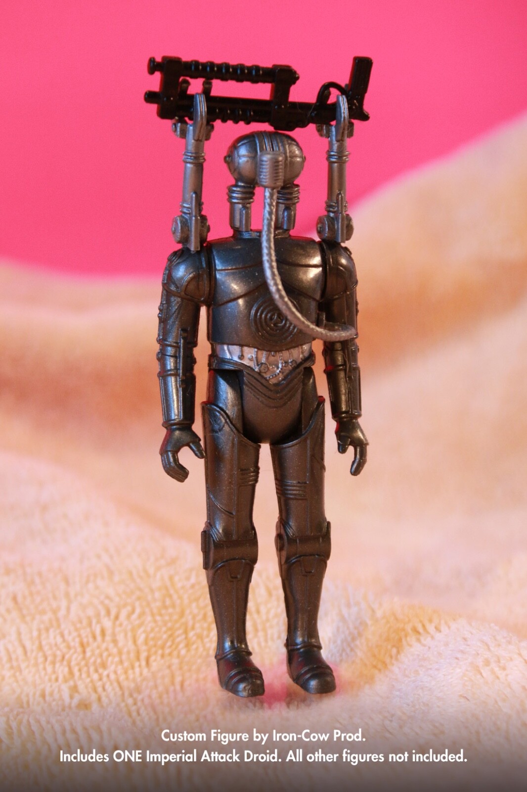 Custom Vintage Kenner STAR WARS IMPERIAL ATTACK DROID figure Epic Continues