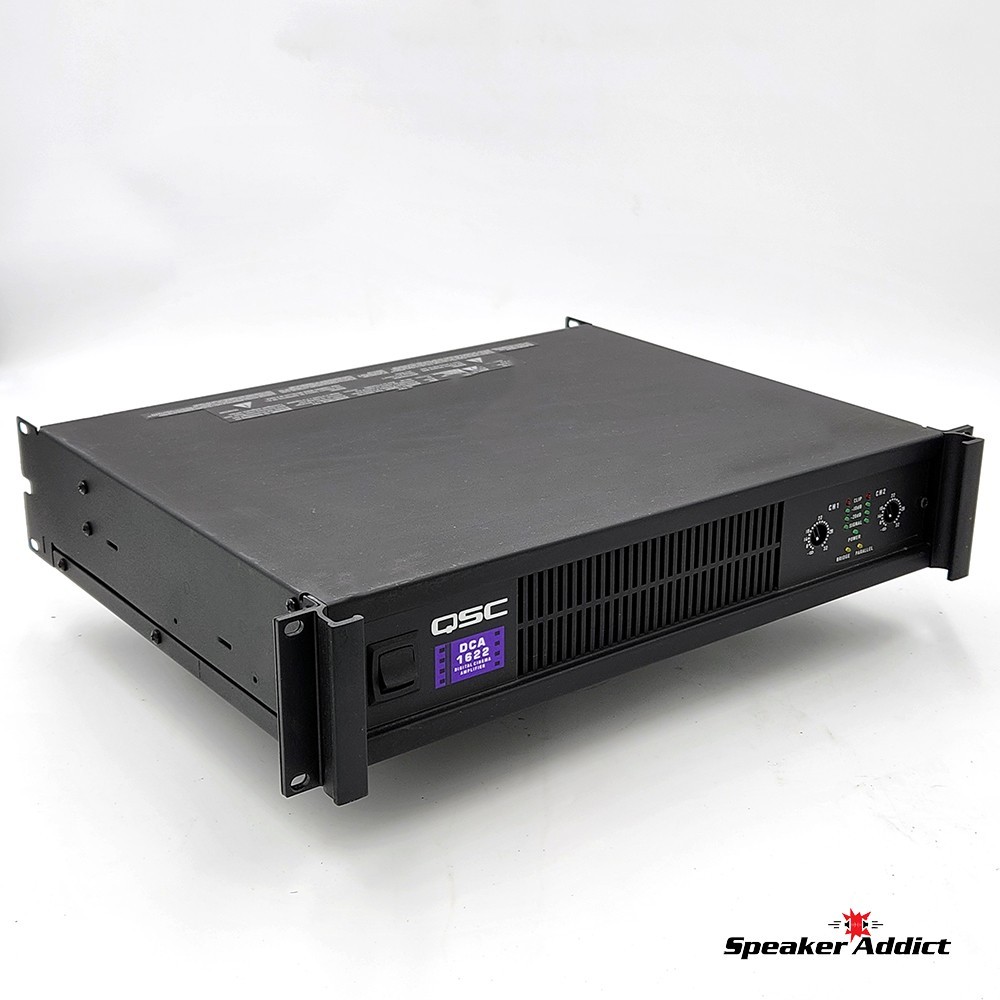 Qsc DCA 1222 Theatre Power Amplifier 1200 watt class AB SQ Sound Quality model