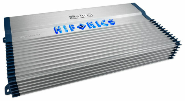 Hifonics BXX2000.1D Brutus Class D 2000W RMS 1 Ohm Mono Car Subwoofer Amplifier