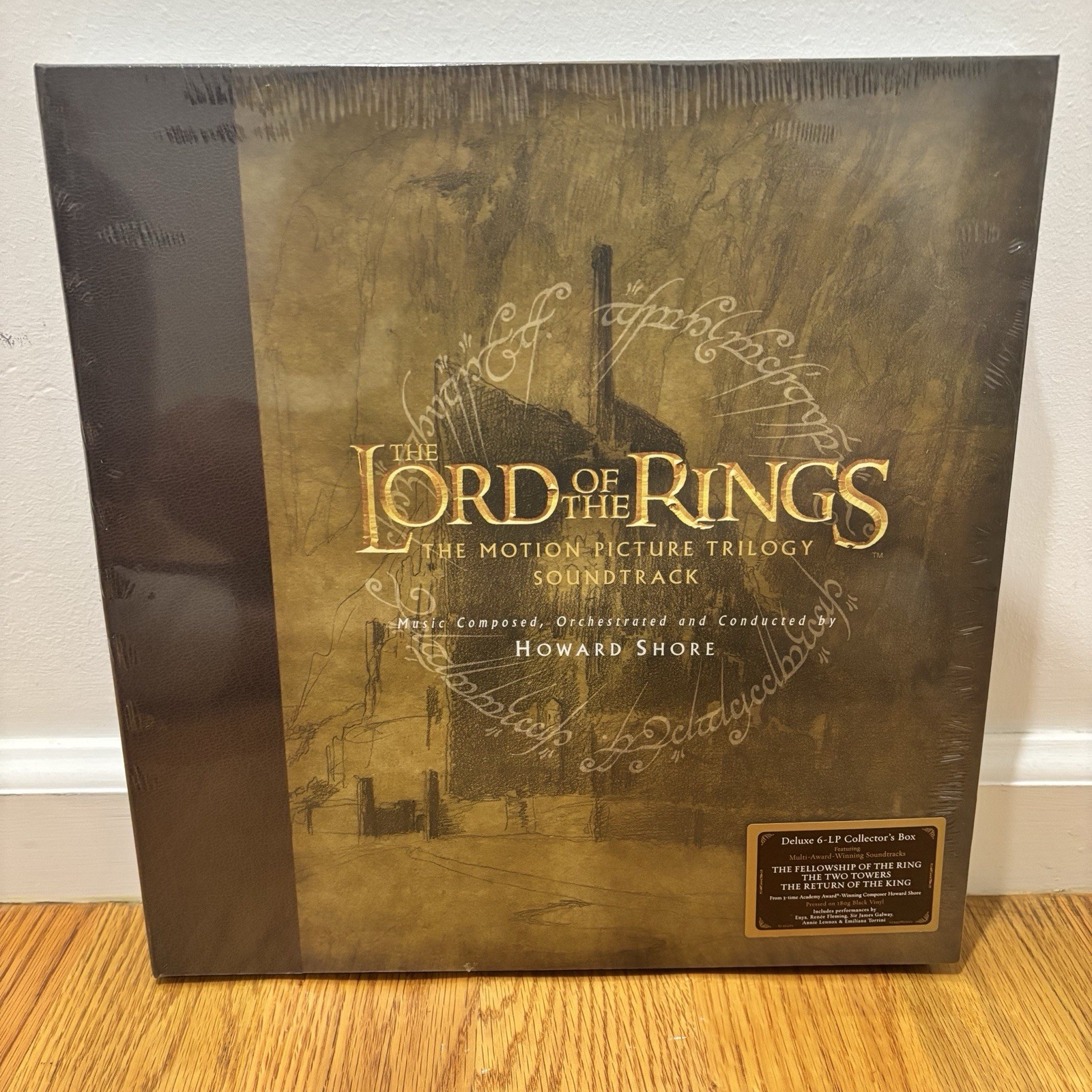NEW The Lord of the Rings Trilogy Howard Shore Vinyl LP Deluxe Collector's Box