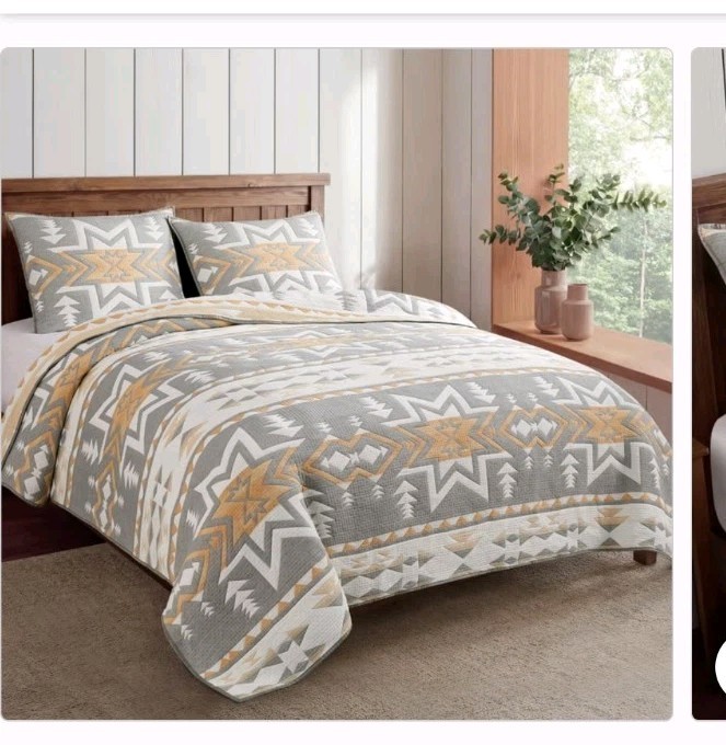 Pendleton Cotton Woven Coverlet, 3-piece Set, New, King