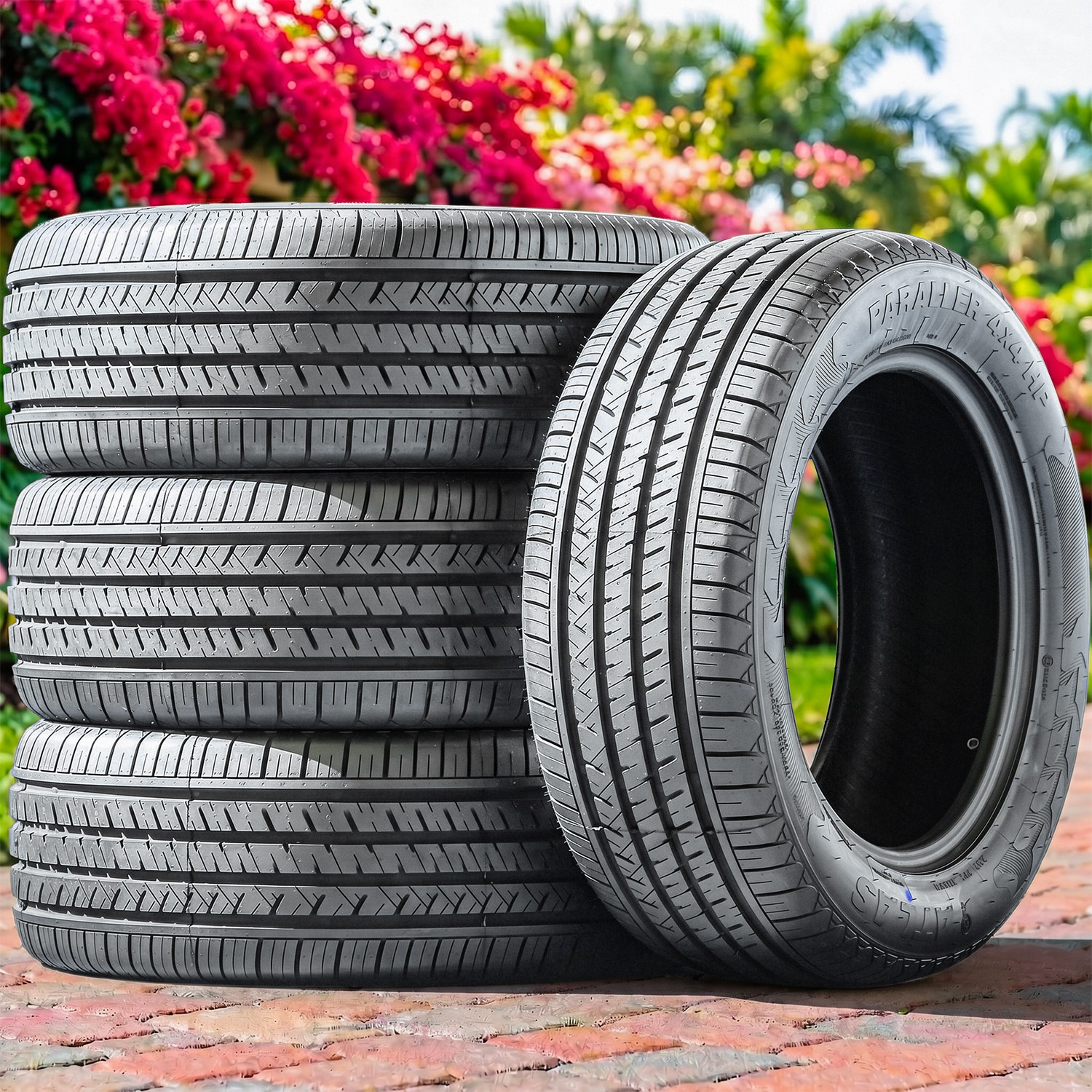 4 Atlas Tire Paraller 4x4 HP 205/70R16 97V All Season 55k Mi Warranty UTQG 480AB