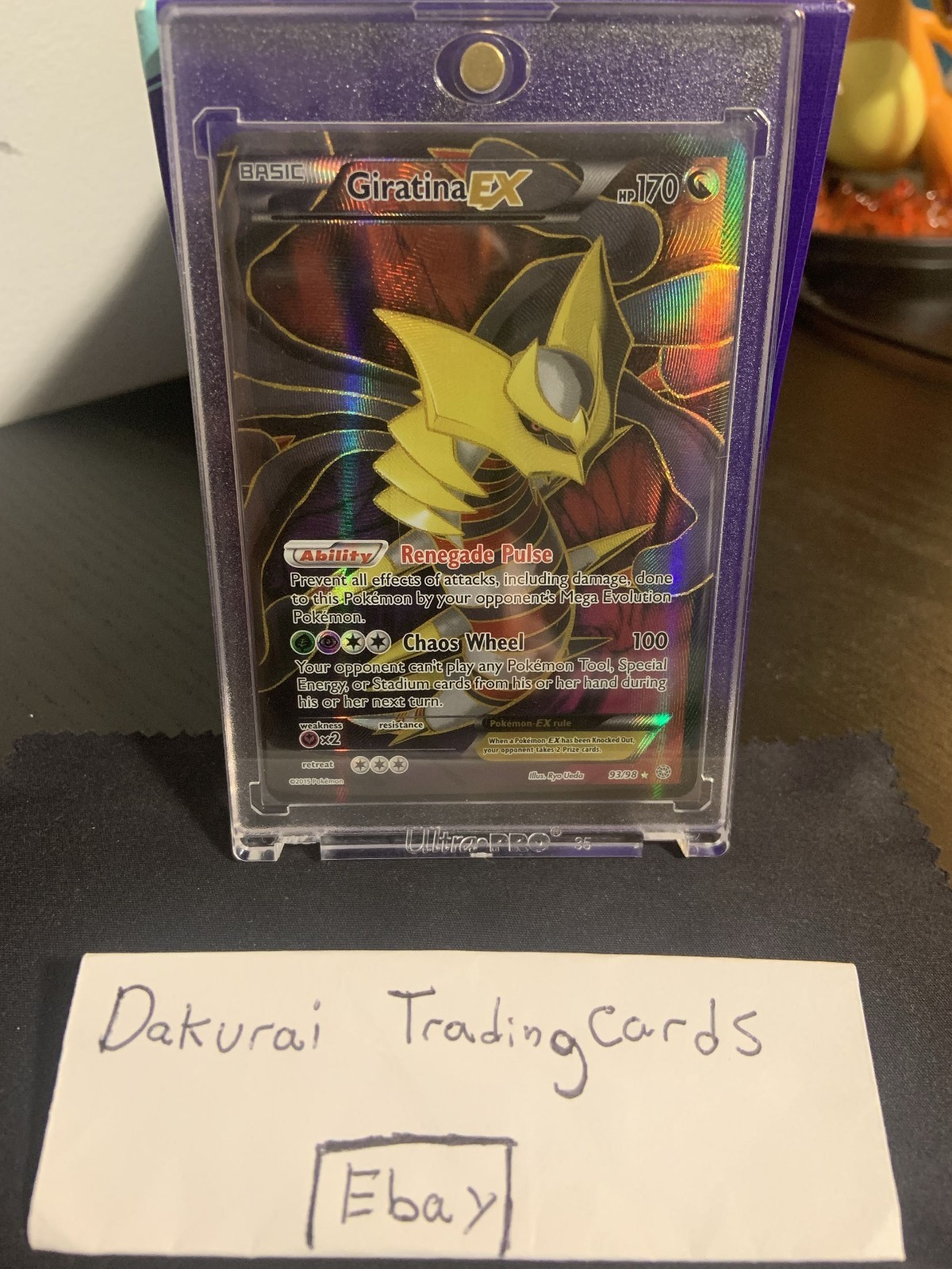 Pokemon TCG Giratina EX 93/98 XY Ancient Origins NM/M Pokemon TCG Giratina EX 93/98 XY Ancient Origins NM/M