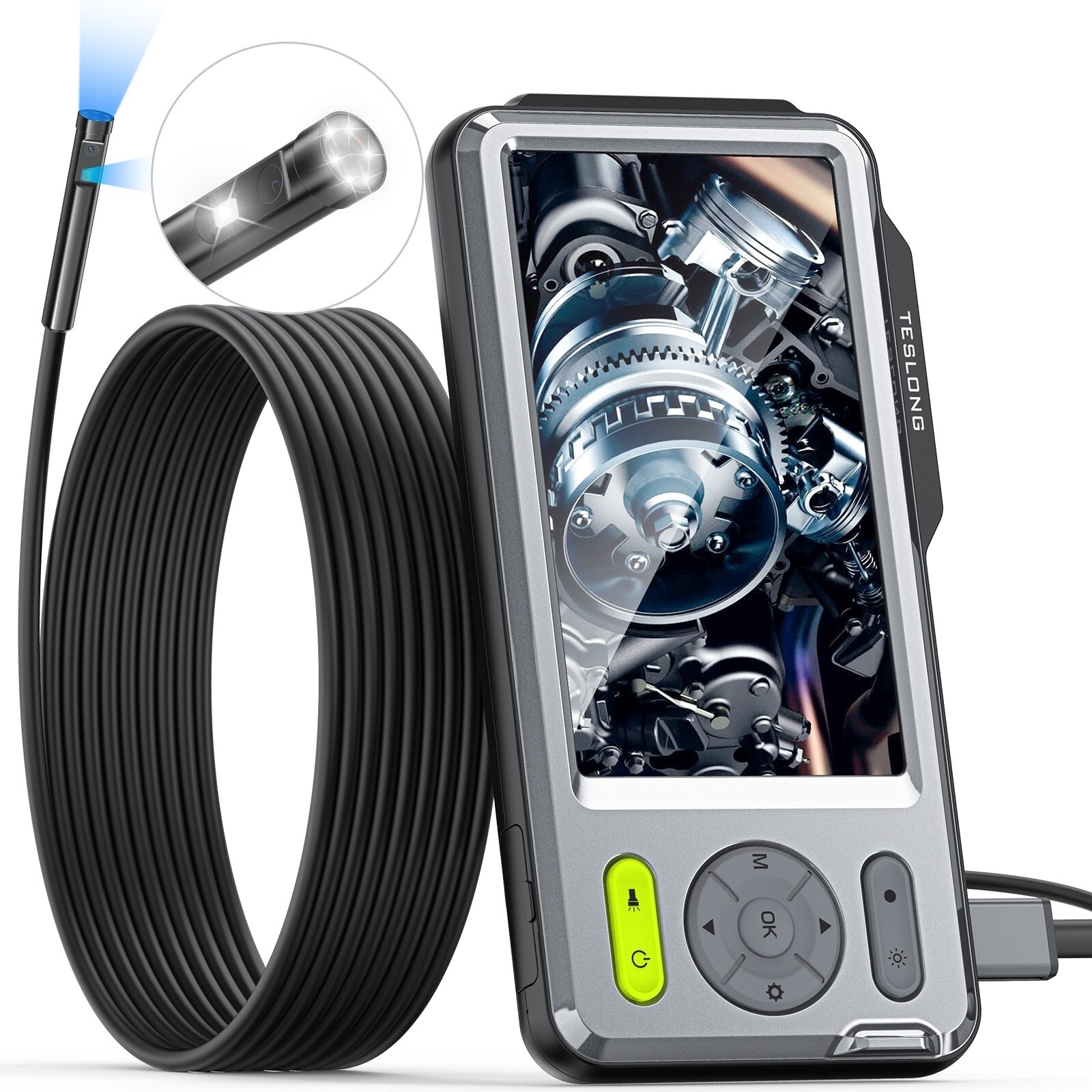 Teslong Dual Lens Borescope Inspection Camera Industrial Inspection Endoscope