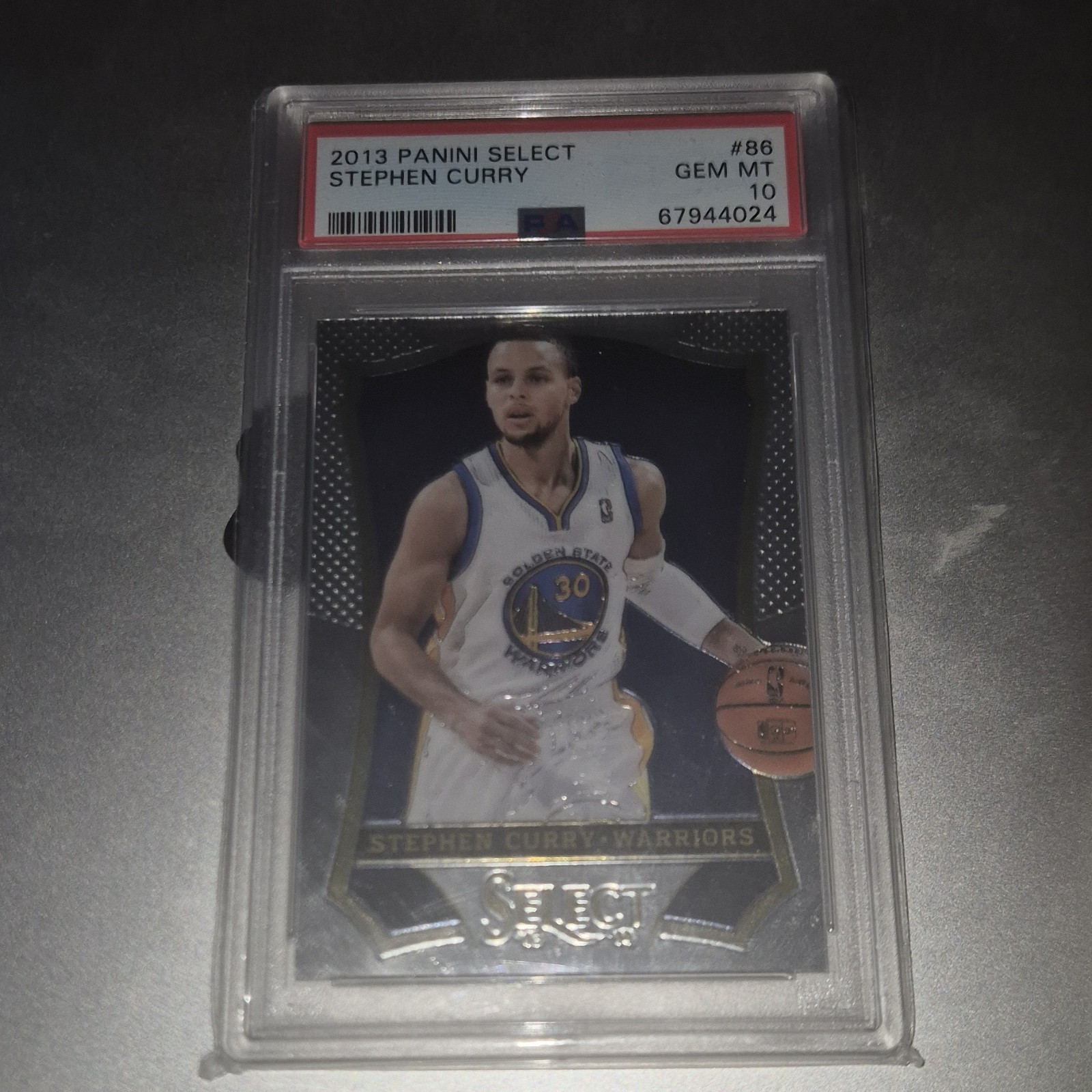 Panini Select 2013-14 Stephen Curry #86 Golden State Warriors PSA 10