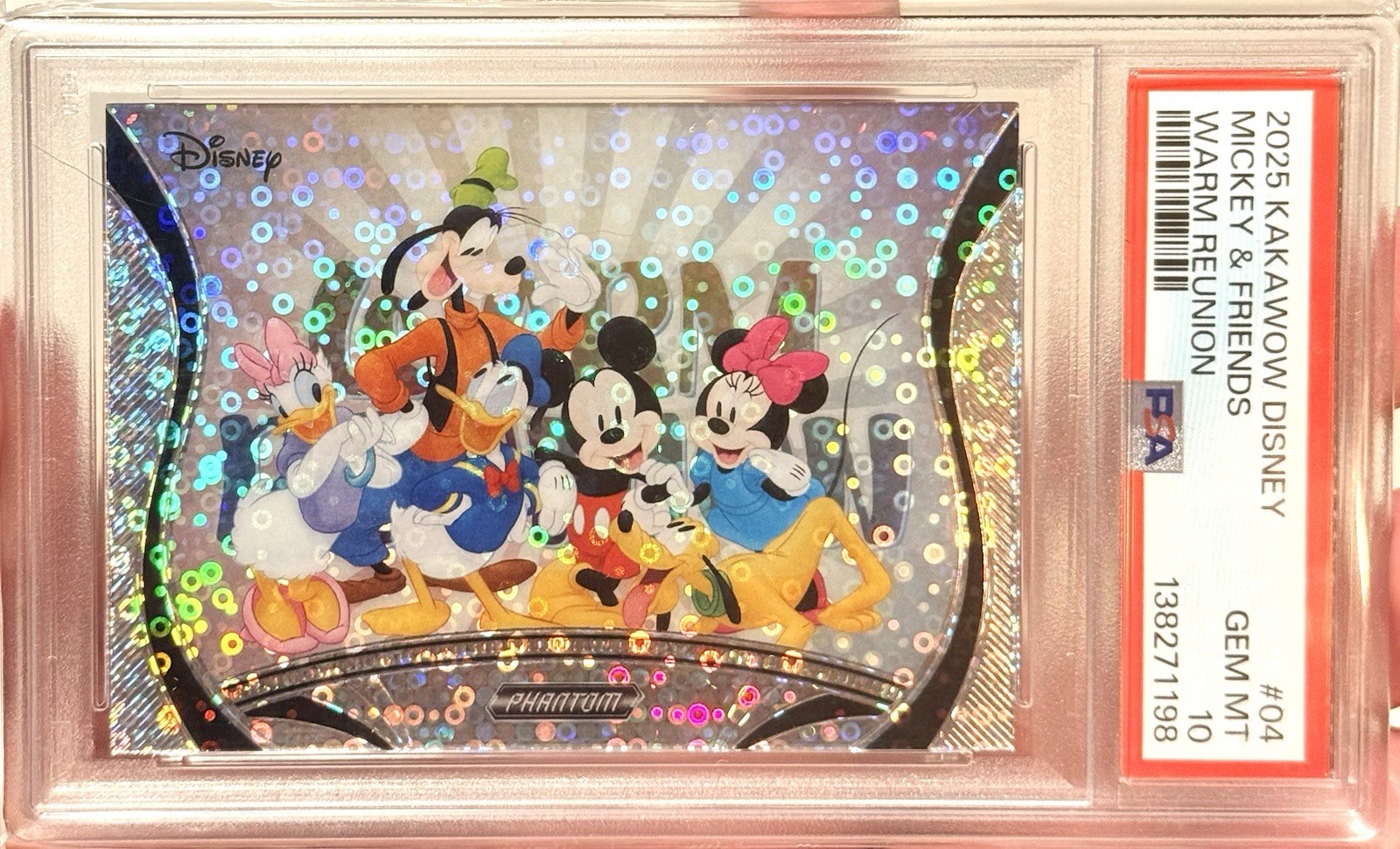2025 Disney Kakawow Phantom Mickey And friends Warm Reunion Gem Mint PSA 10