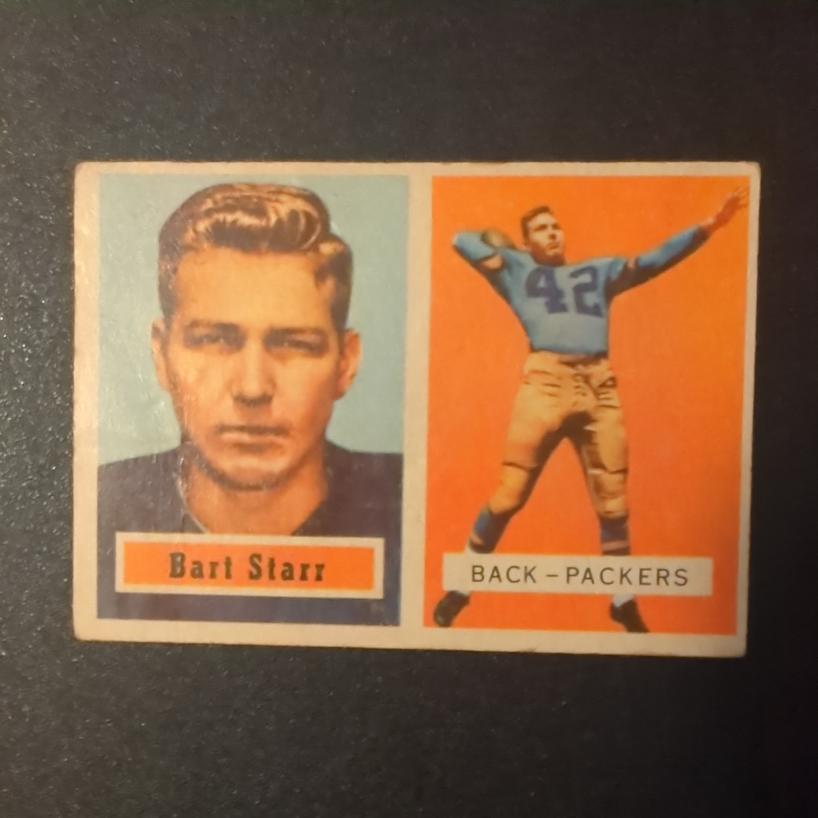 1957 Topps - Bart Starr #119 (RC) SEE PHOTOS 