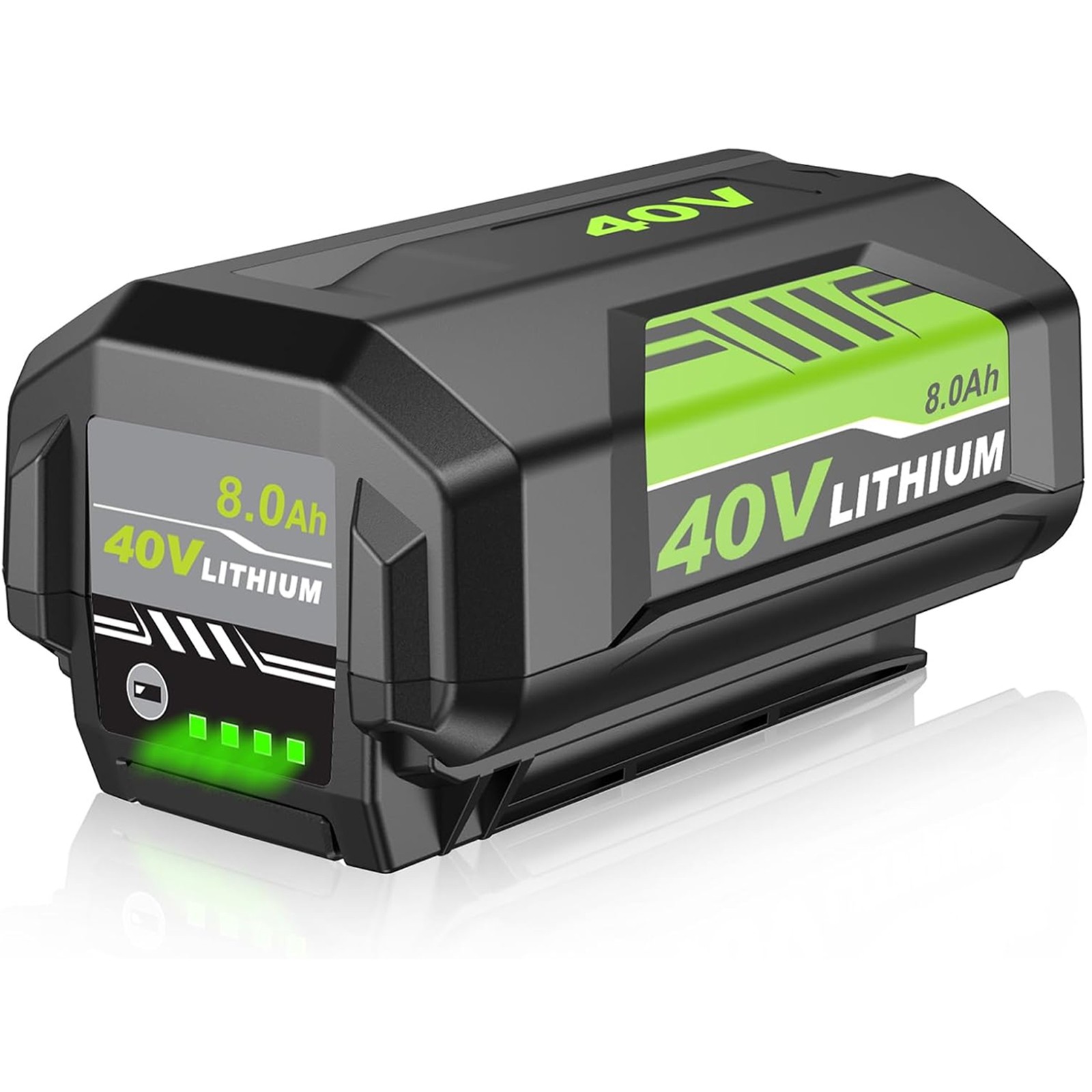 New 40Volt 8.0Ah for Ryobi 40V Lithium OP40602 with LED Battery / Rapid Charger