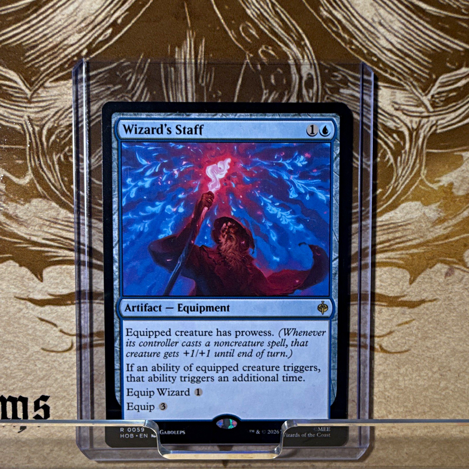 Wizards of the Coast MTG Wizard's Staff ENG R0059 HOB