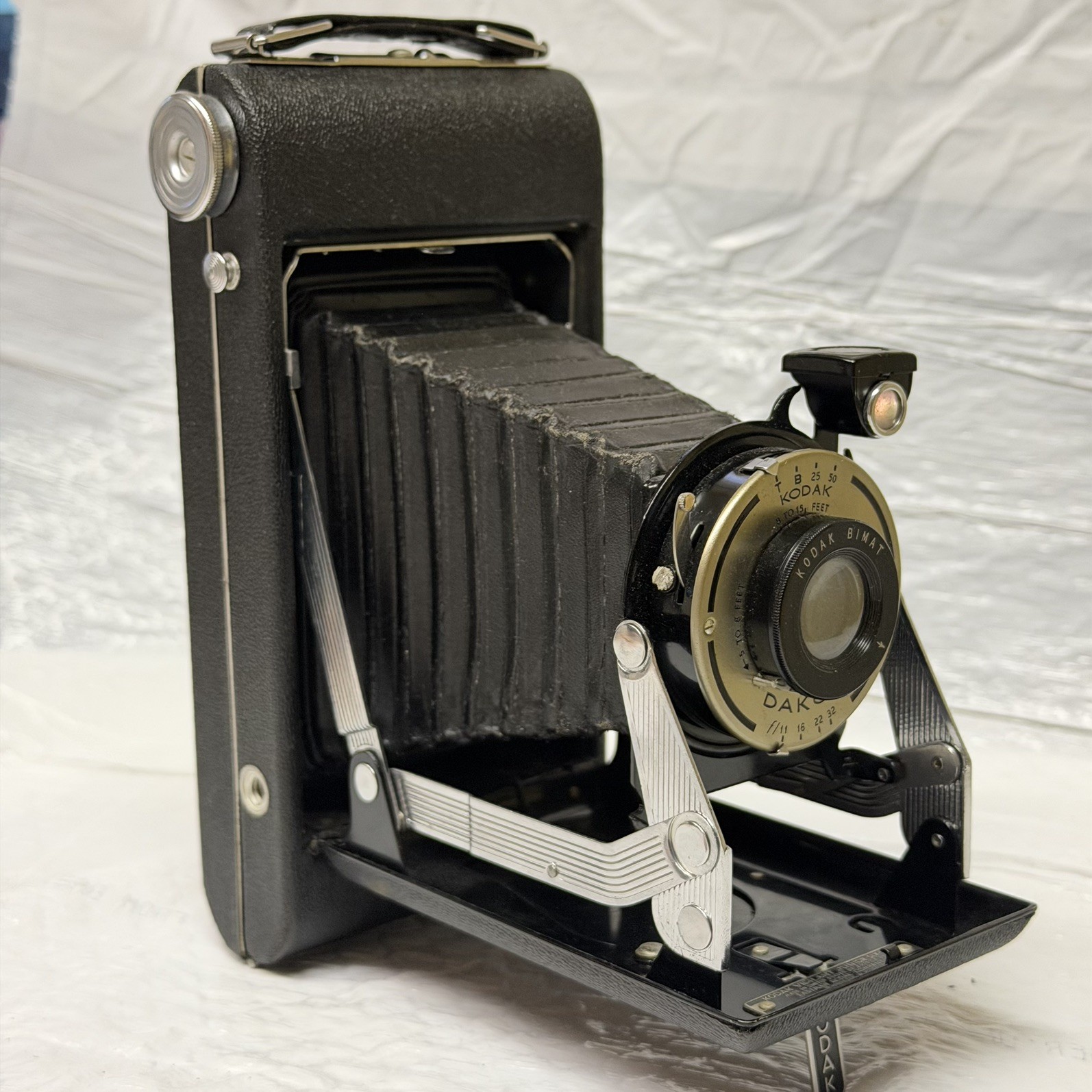 Kodak Vigilant Junior Six-20 Vintage Folding Bellows Camera Black TESTED Kodak Vigilant Junior Six-20 Vintage Folding Bellows Camera Black TESTED