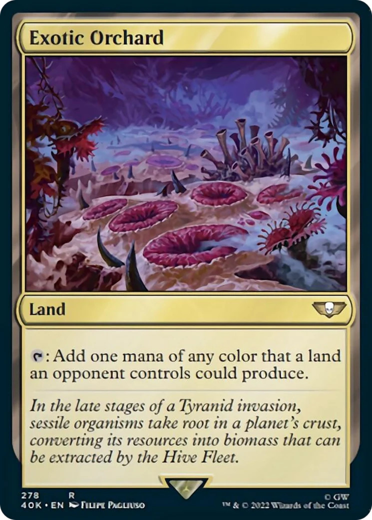 MTG Exotic Orchard [Warhammer 40,000] Near Mint Magic