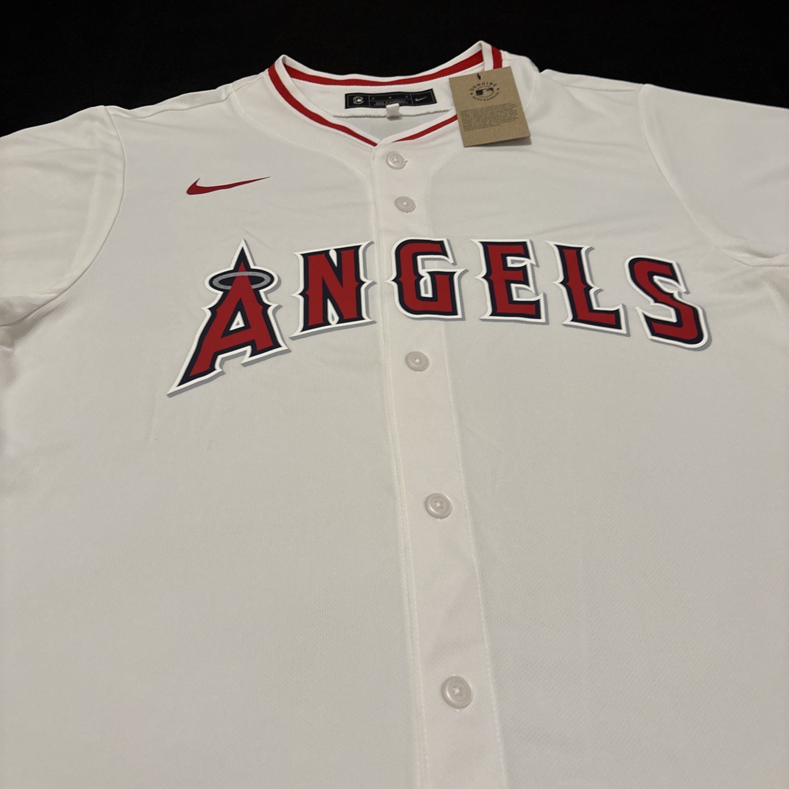 Nike X-Large Los Angeles Angels MLB Baseball Game Home Jersey NWT Nike X-Large Los Angeles Angels MLB Baseball Game Home Jersey NWT