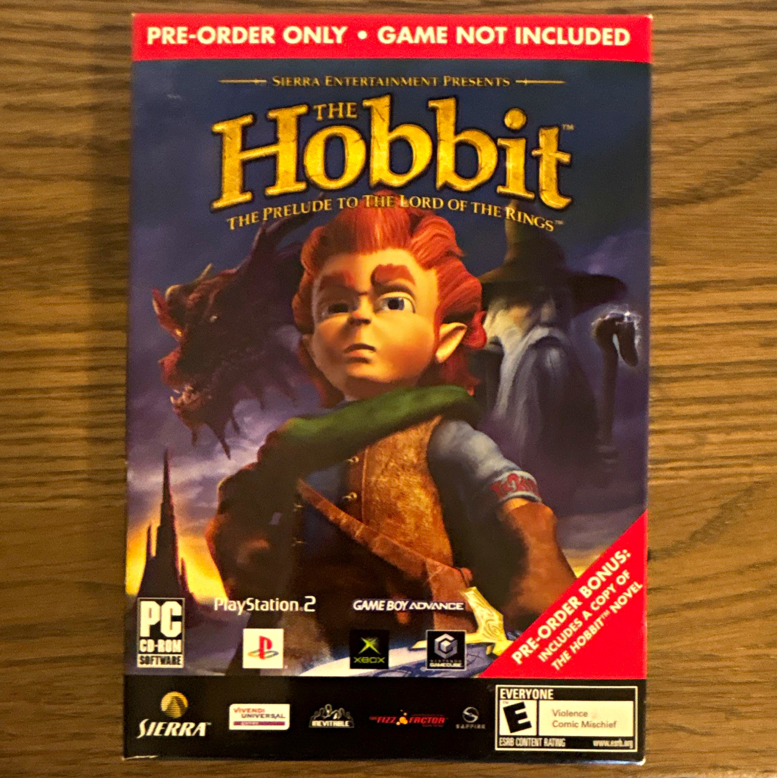 Sierra The Hobbit: Prelude to The Lord of the Rings Promo Pre-Order Bonus RARE Sierra The Hobbit: Prelude to The Lord of the Rings Promo Pre-Order Bonus RARE