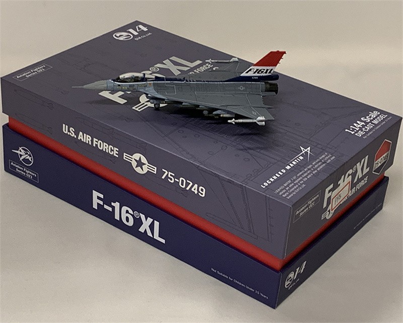 1/144 US Air force F16XL Fighter Aircraft F-16XL XL-1 Military Finished Model