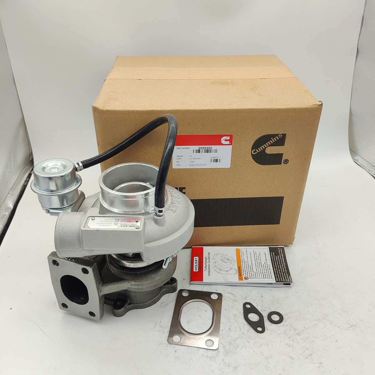 Holset Turbo Turbocharger HX25W for Case Engine 4BTA CUMMINS Diesel 3599350